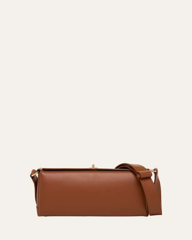 Folded Leather Shoulder Bag